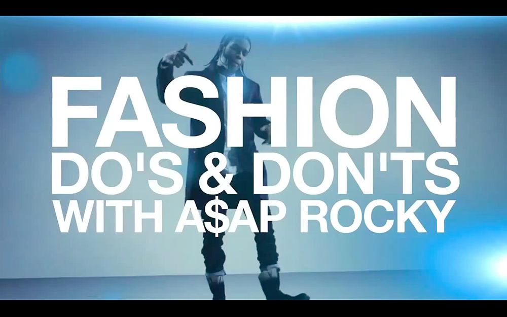 THREADS Thursday #8 – Fashion Dos and Don’ts With A$AP Rocky