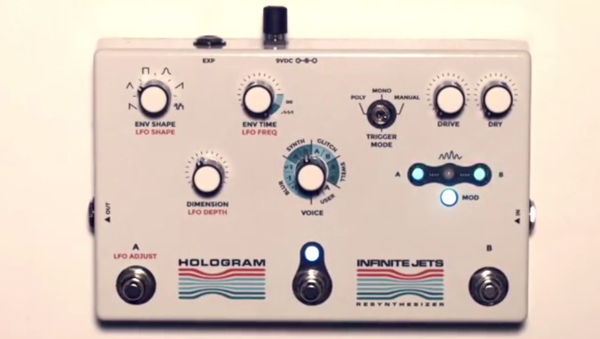 TECHNOLOGY Tuesday #40: Infinite Jets Resynthesizer (guitar pedal) by Hologram Electronics
